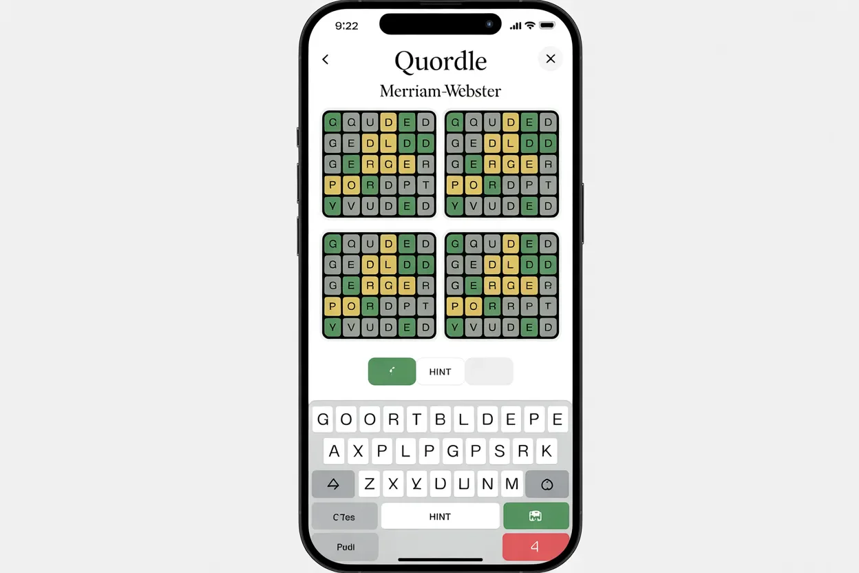 Quordle Hint visual 4
