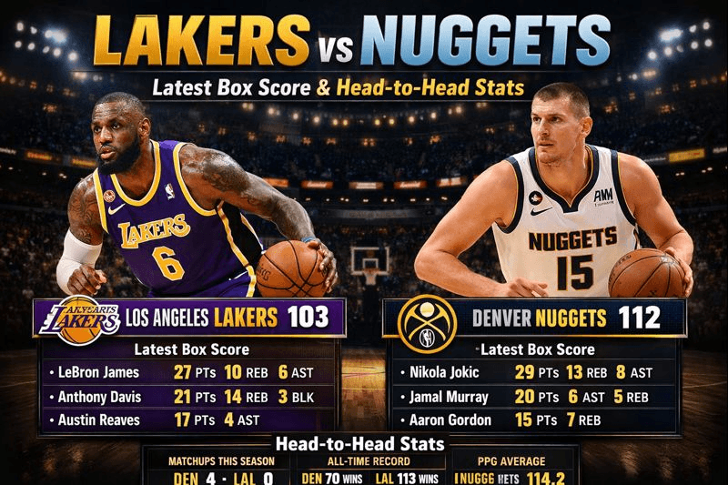 Lakers vs Nuggets button image