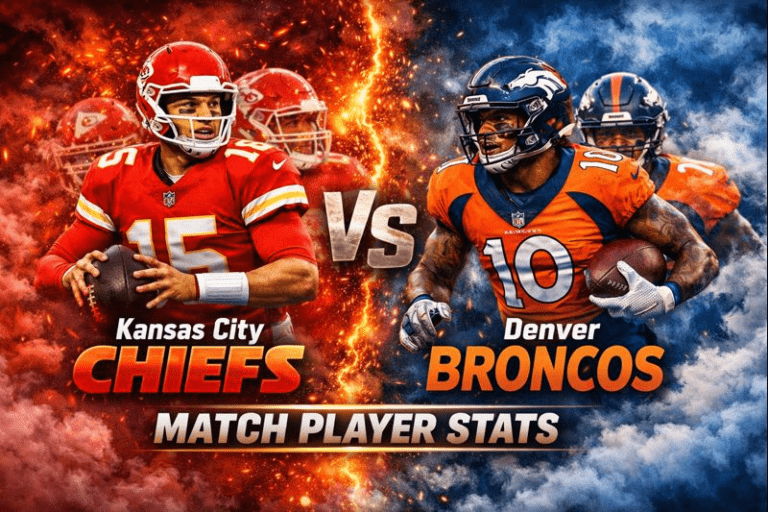 Kansas City Chiefs vs Denver Broncos Match Player Stats