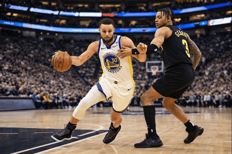 Warriors vs Jazz stats visual 3