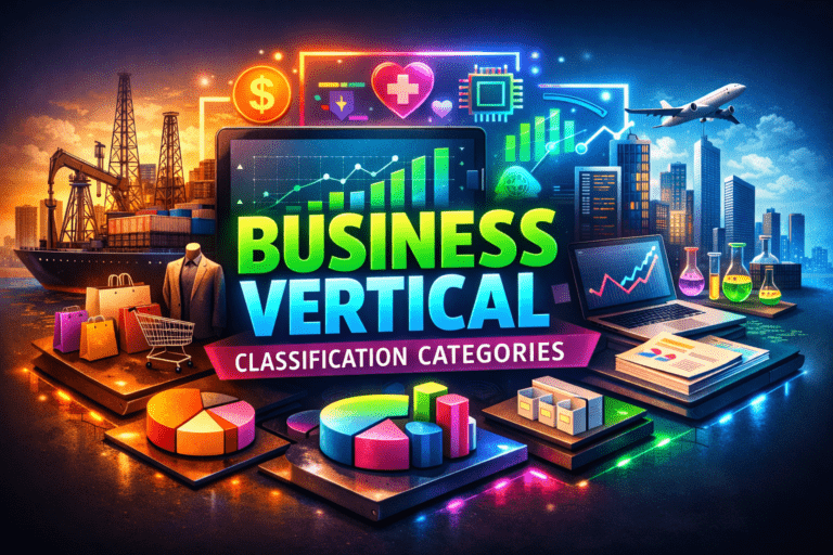 Business Vertical Classification Categories
