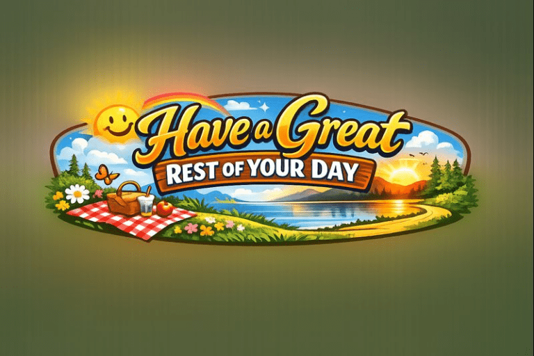 Have a Great Rest of Your Day