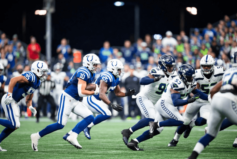 Colts vs Seahawks Match Player Stats