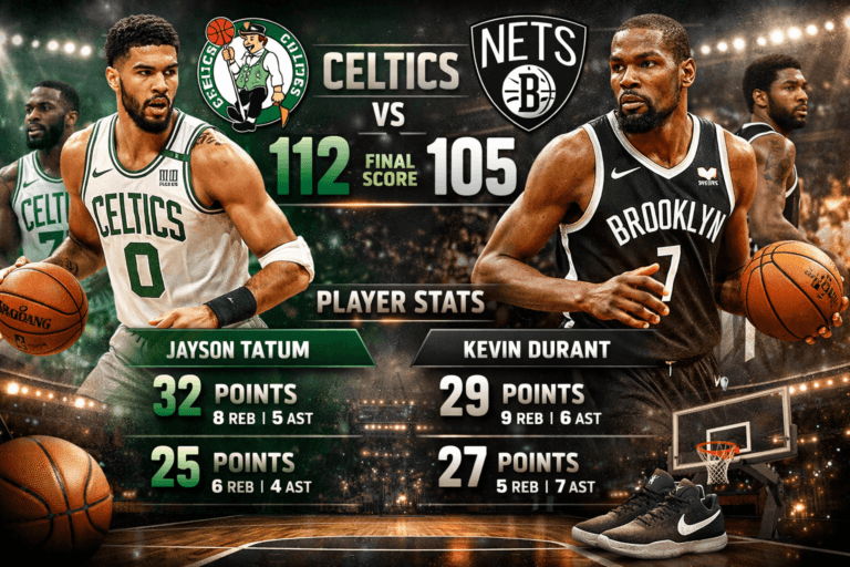 Celtics vs Brooklyn Nets Match Player Stats