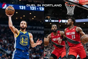 golden state warriors vs portland trail blazers match player stats