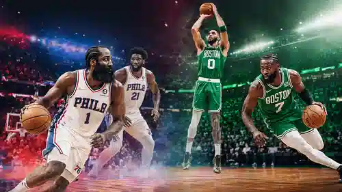 76ers vs celtics match player stats
